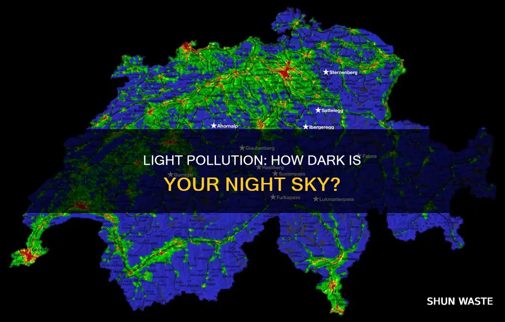 what is the light pollution in my area