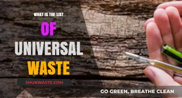 Understanding Universal Waste: A Comprehensive List and Overview