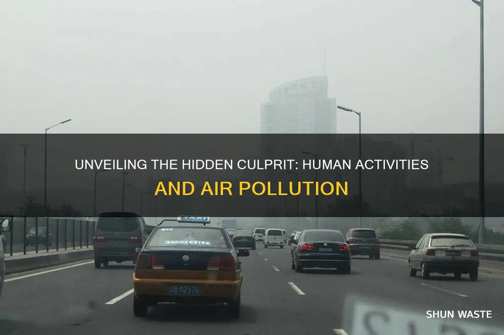 what is the major man-made cause of air pollution