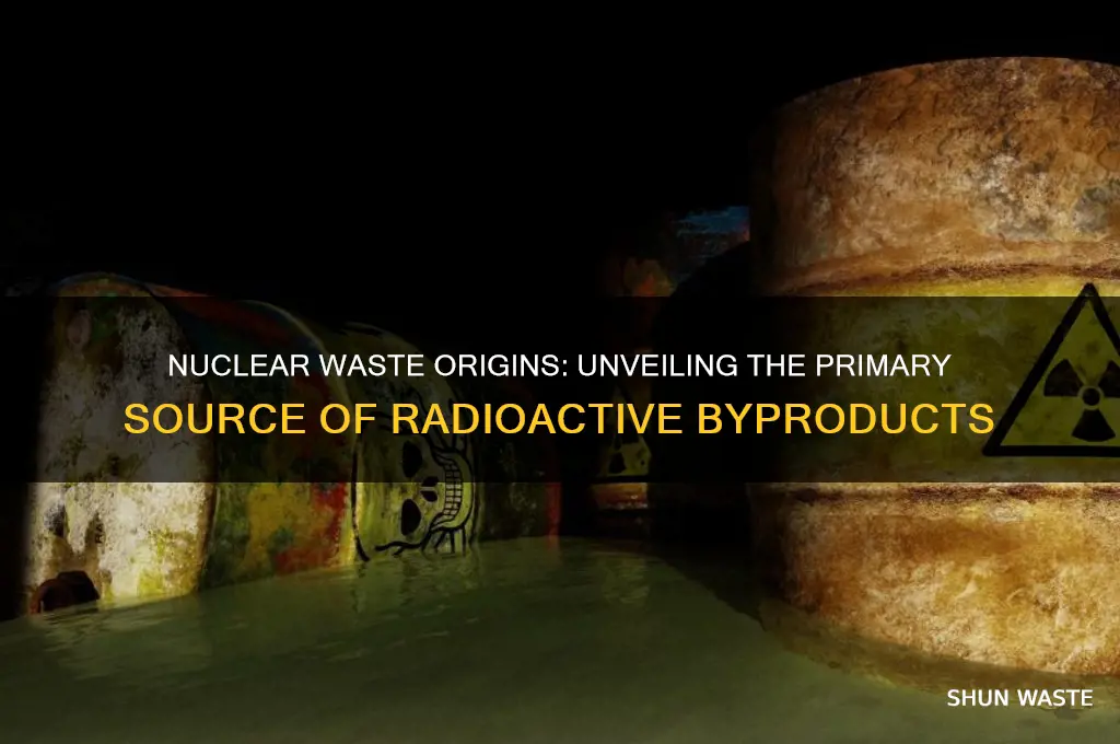 what is the majority of nuclear waste generated by