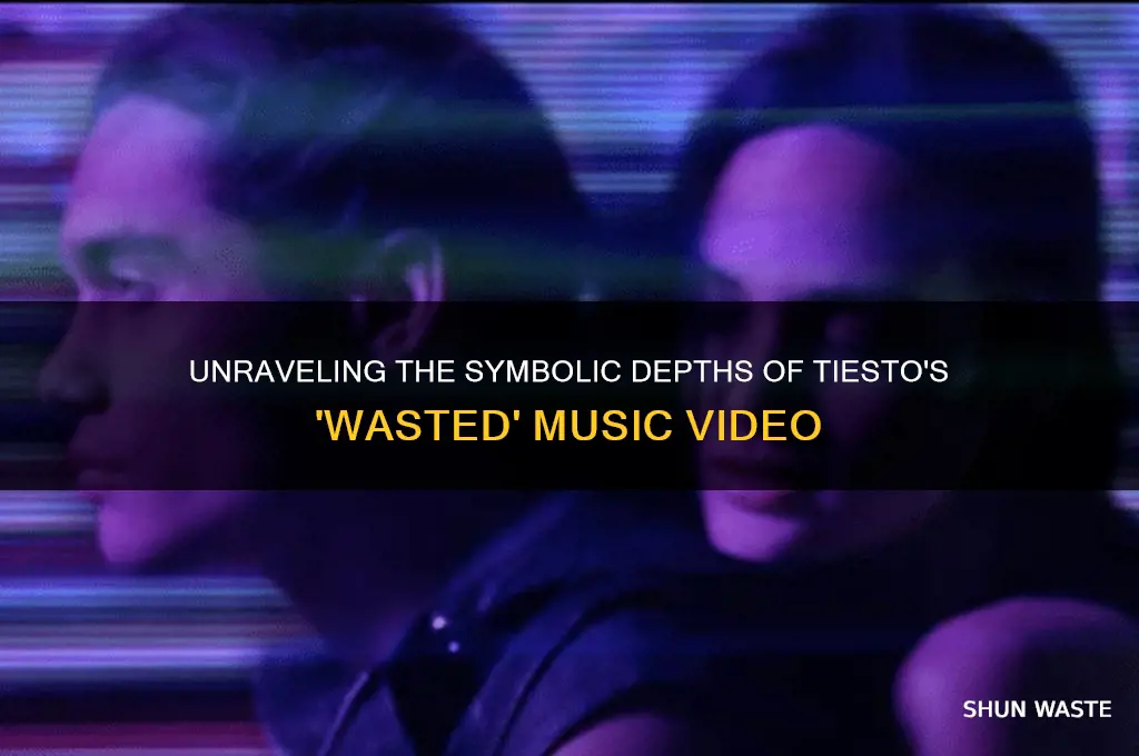 what is the meaning behing tiesto wasted music vide