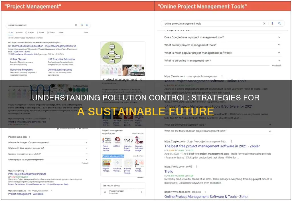 what is the meaning of pollution control
