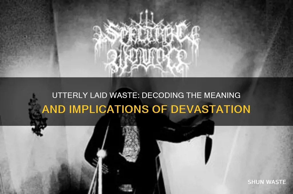 what is the meaning of utterly laid waste