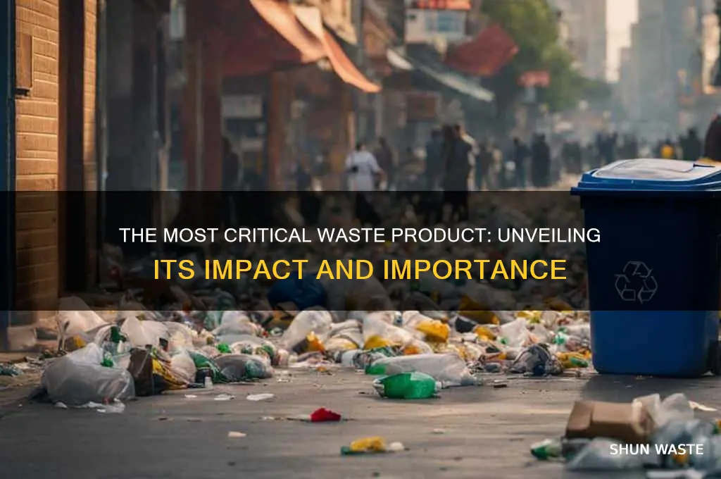 what is the most important waste product