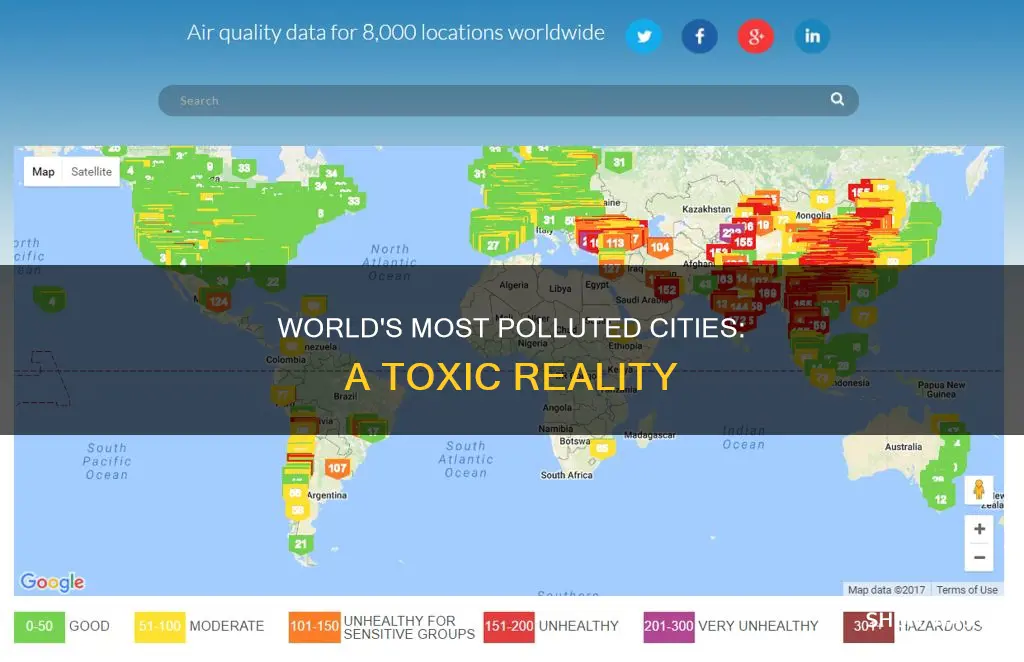 what is the most polluted cities in the world