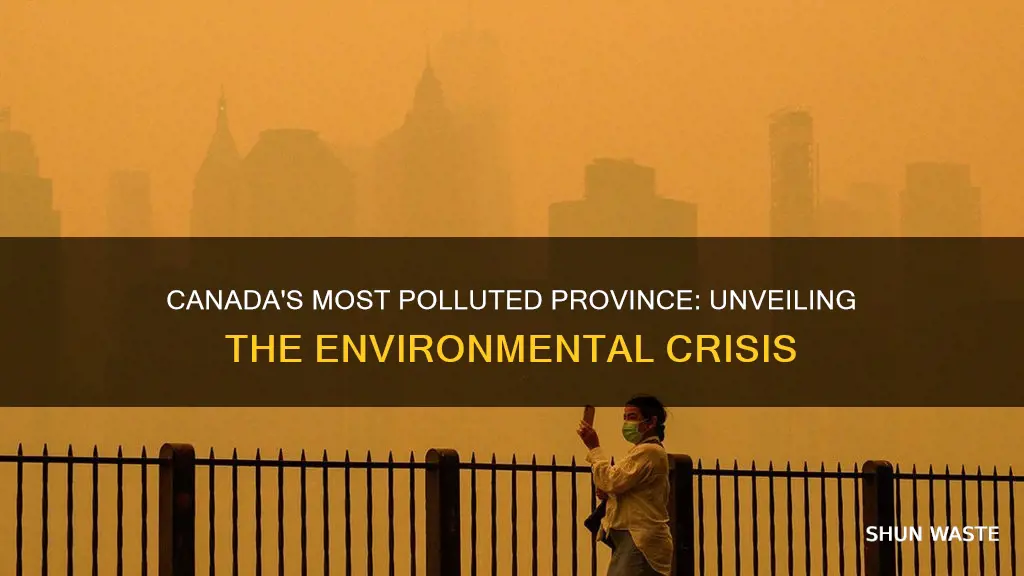 what is the most polluted province in canada