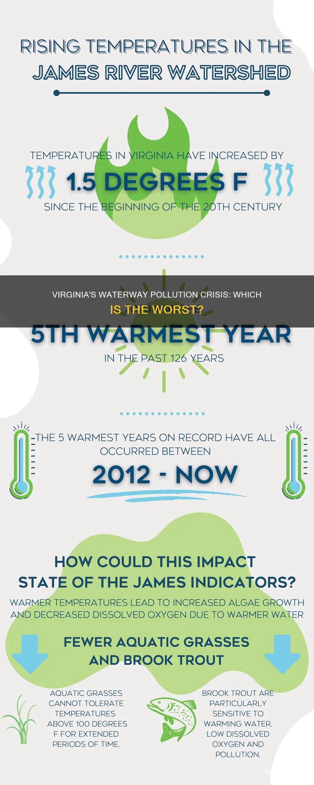 what is the most polluted waterway in virginia
