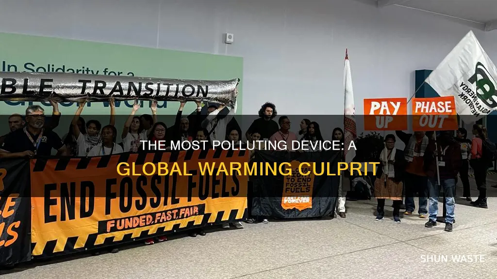what is the most polluting device on earth