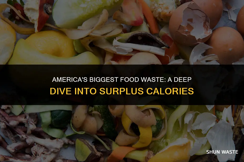 what is the most wasted food in america