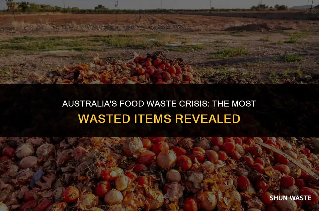 what is the most wasted food in australia