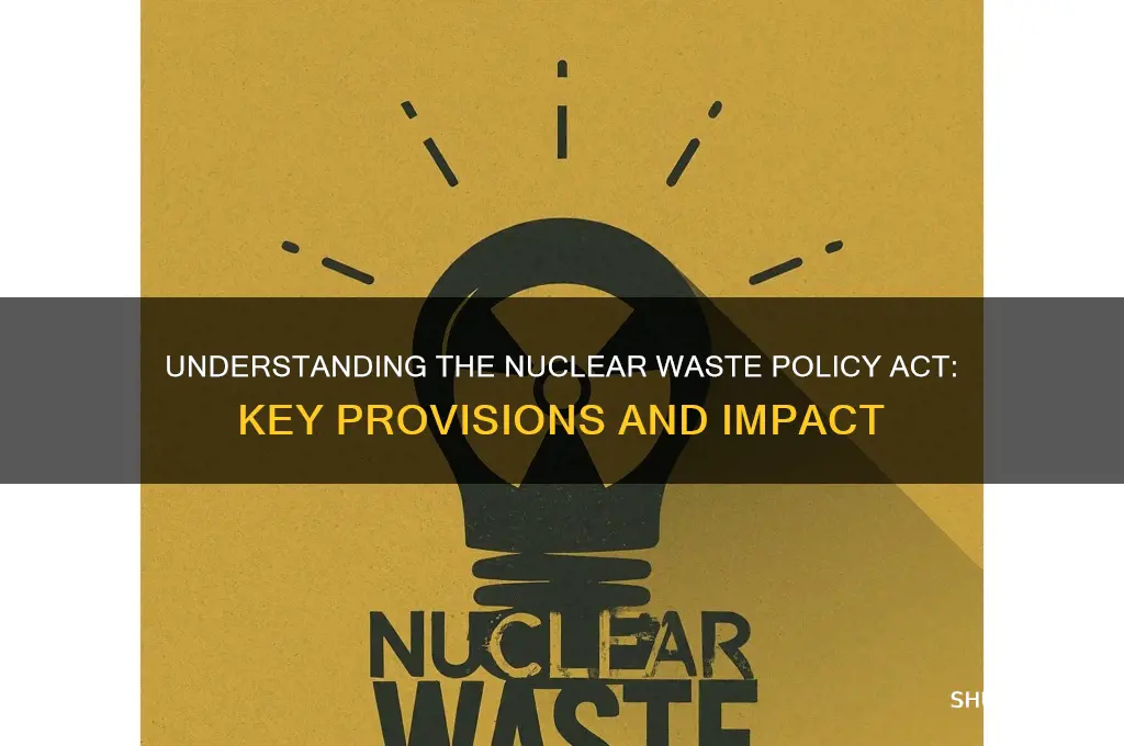 what is the nuclear waste policy act