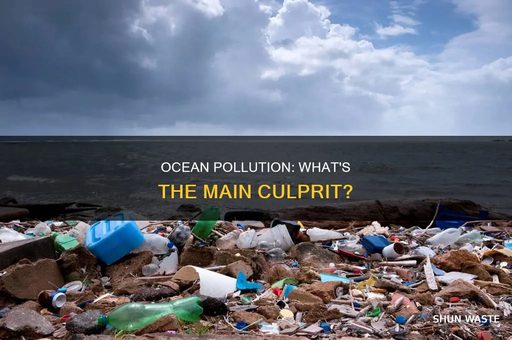 what is the number one pollutant in the ocean