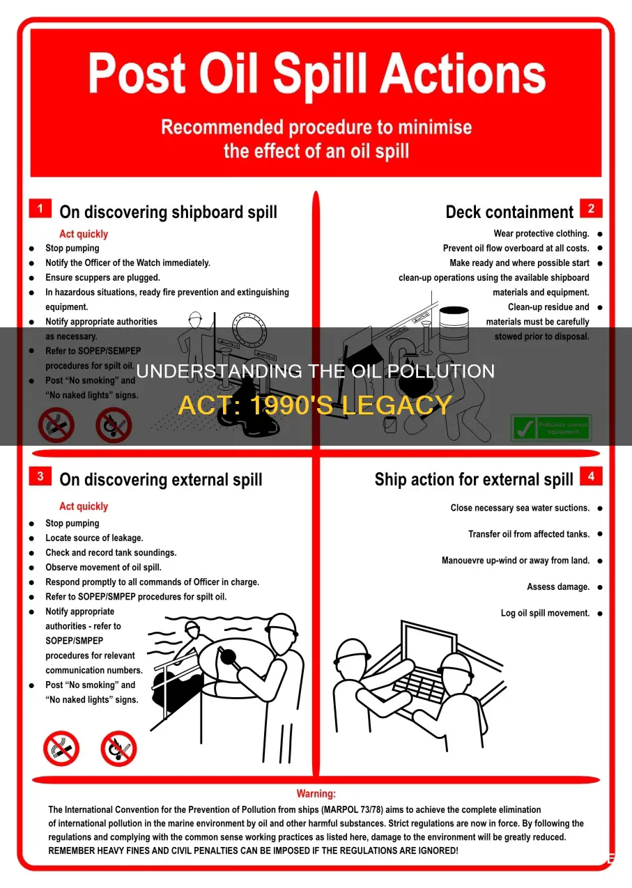 what is the oil pollution act of 1990