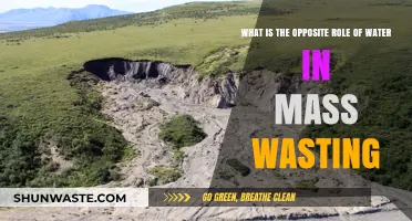 Water's Dual Role: Erosion vs. Stabilization in Mass Wasting Processes