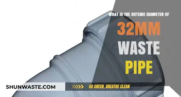 Understanding the Outside Diameter of a 32mm Waste Pipe