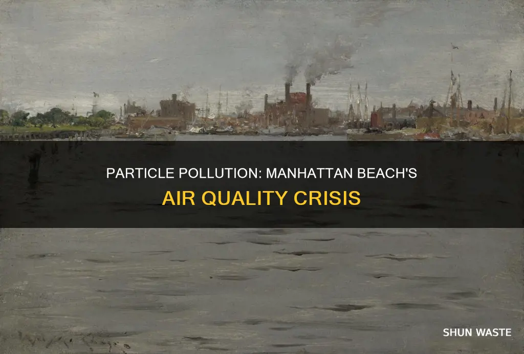 what is the particale pollution count for mahattan beach
