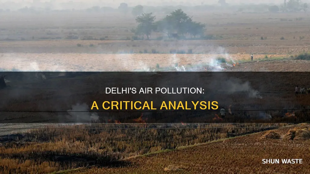 what is the percentage of air pollution in delhi