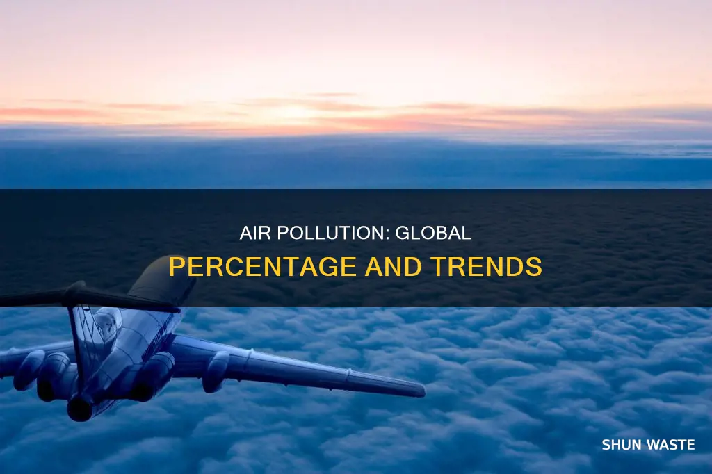 what is the percentage of air pollution in the world