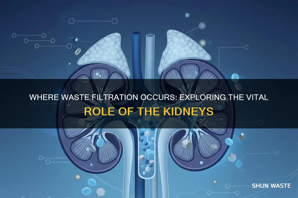 what is the place called where filtration of waste happens
