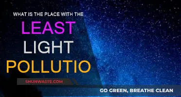 Finding Dark Skies: Least Light-Polluted Places