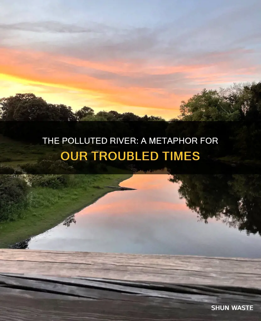 what is the polluted river a metaphor of