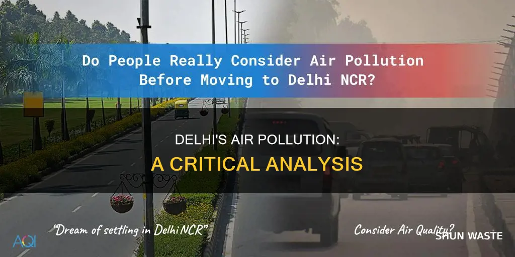 what is the pollution level at new delhi