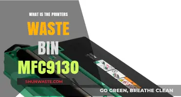 Understanding the Printer Waste Bin in MFC-9130: A Comprehensive Guide