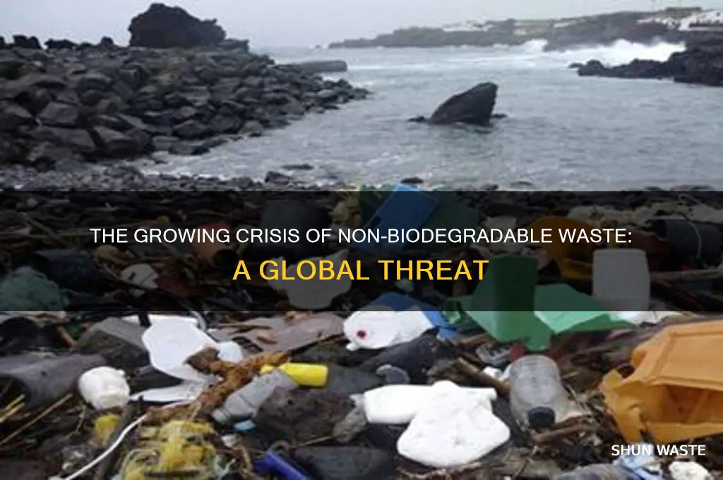 what is the problem with non biodegradable waste