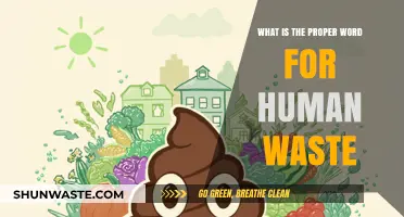 Understanding the Correct Terminology for Human Waste: A Comprehensive Guide