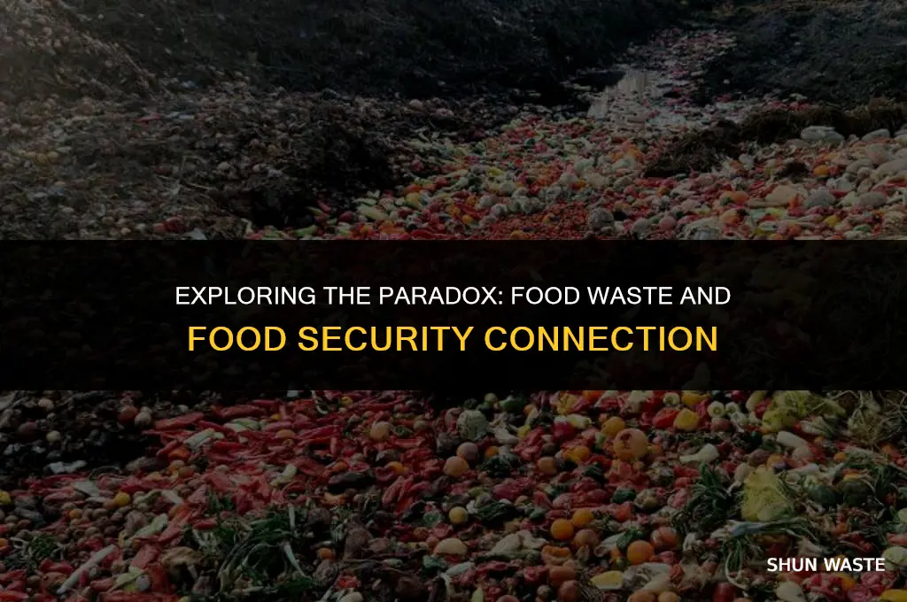 what is the relationship between food waste and food security
