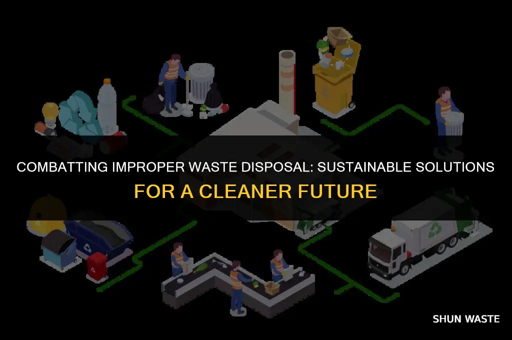 what is the solution of improper waste disposal