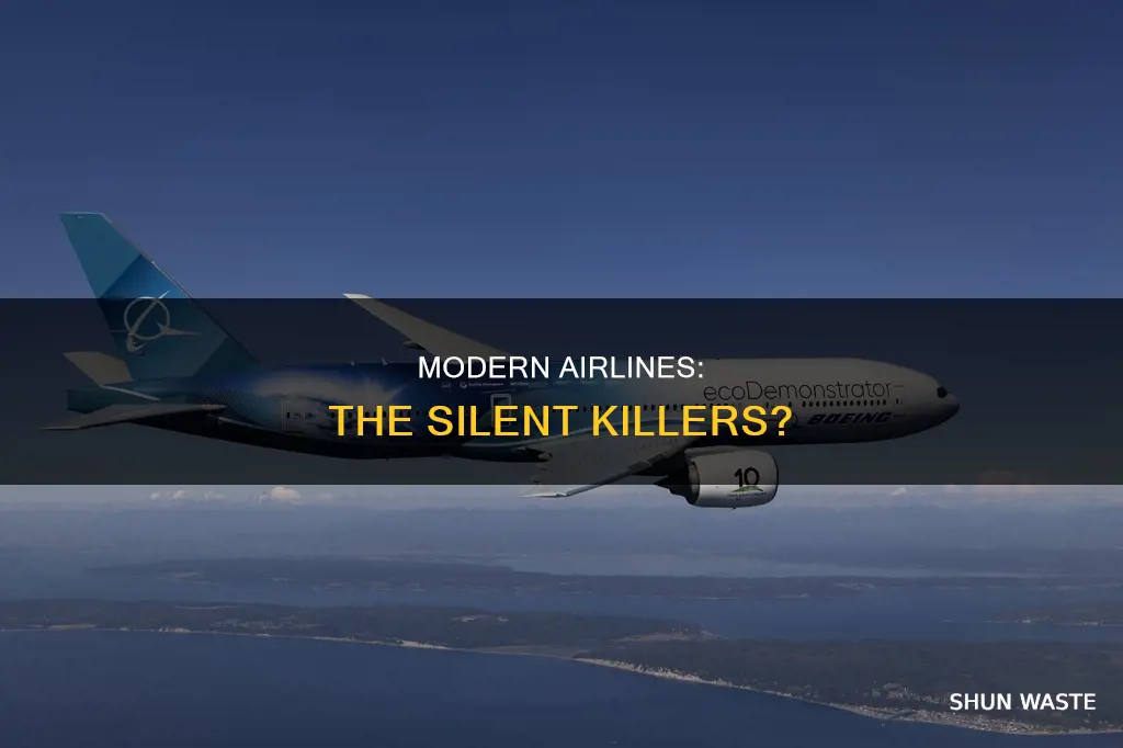 what is the sound pollution of modern airlinesr