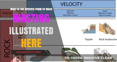 Identifying the Unique Mass Wasting Process Depicted in This Scenario