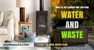 Sustainable Living: Exploring the Storage Solutions for Food, Water, and Waste