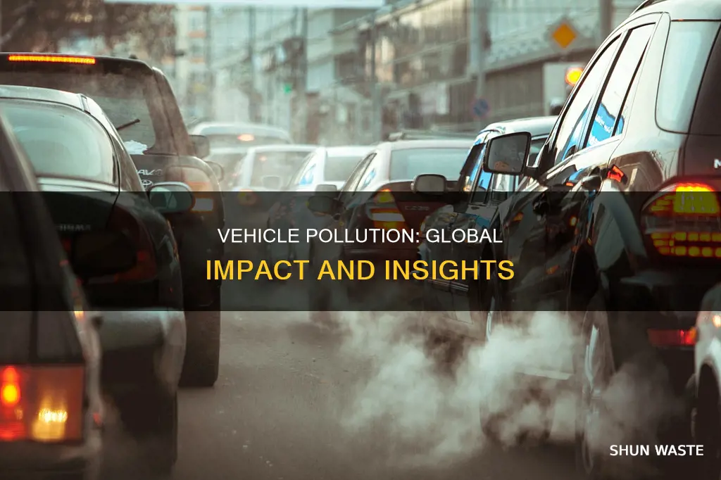 what is the total vehicle pollution around the owrld
