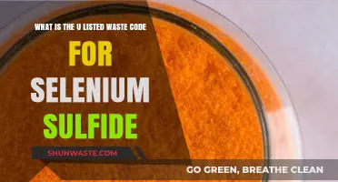 Understanding U-Listed Waste Code for Selenium Sulfide Disposal