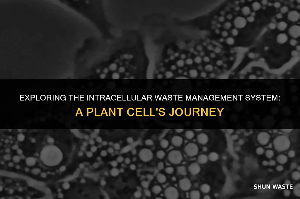 what is the waste disposal plant of a plant cell