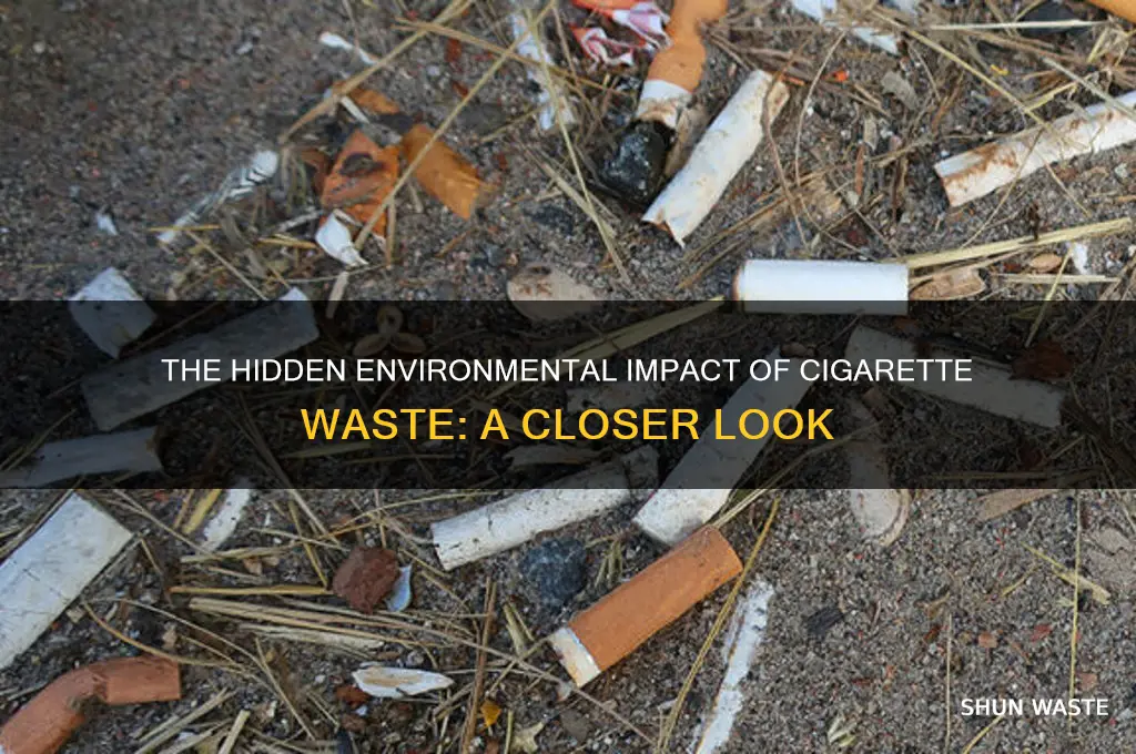 what is the waste of a cigarette
