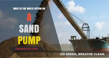 Understanding the Waste Option on Sand Pumps: Function and Benefits
