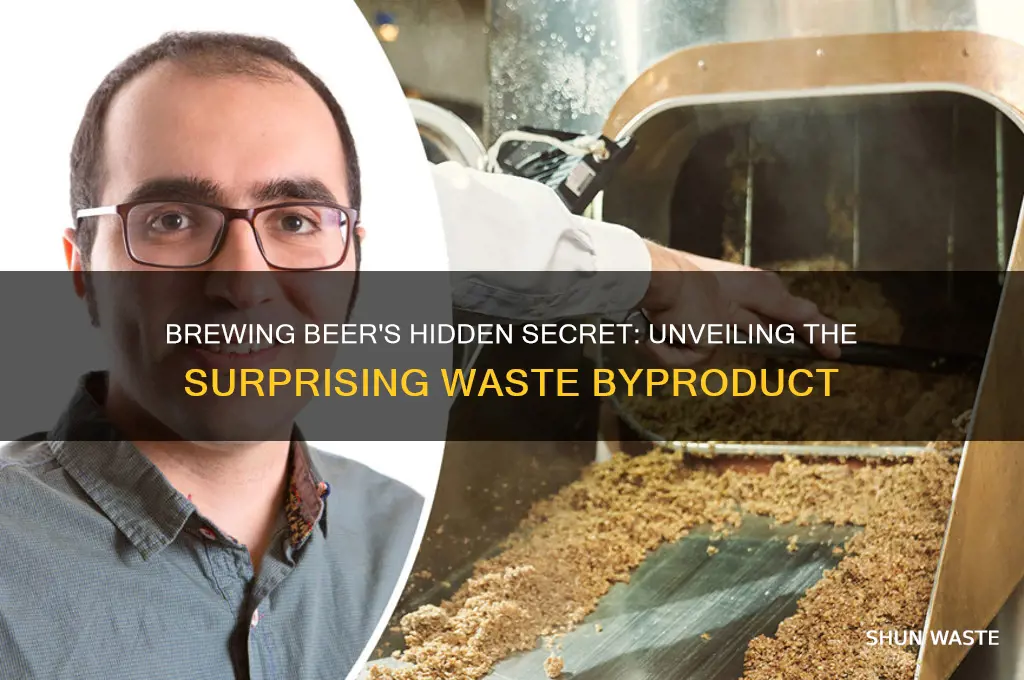 what is the waste priduct in brewing beer