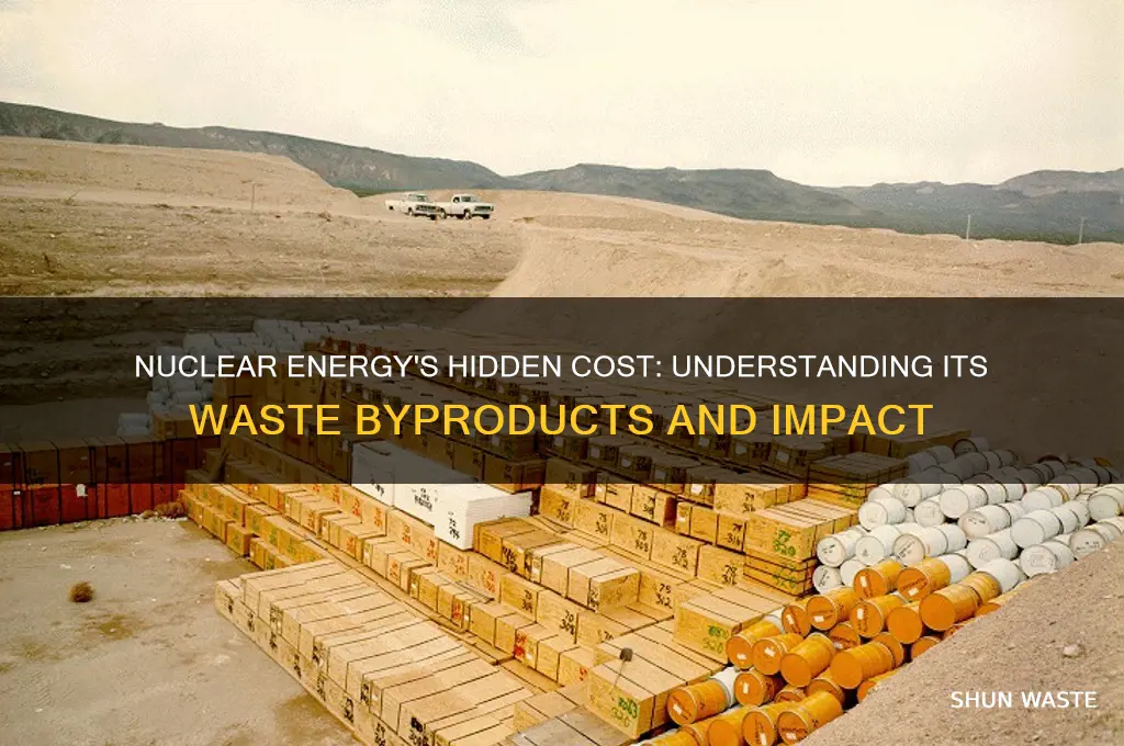 what is the waste product of nuclear energy