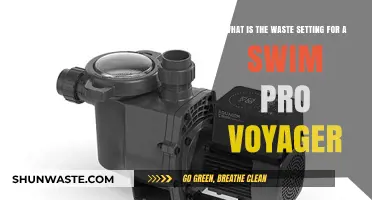Understanding the Waste Setting on Your Swim Pro Voyager Pool