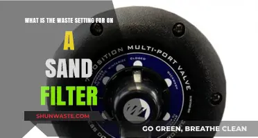 Understanding the Waste Setting on Your Sand Filter: A Guide