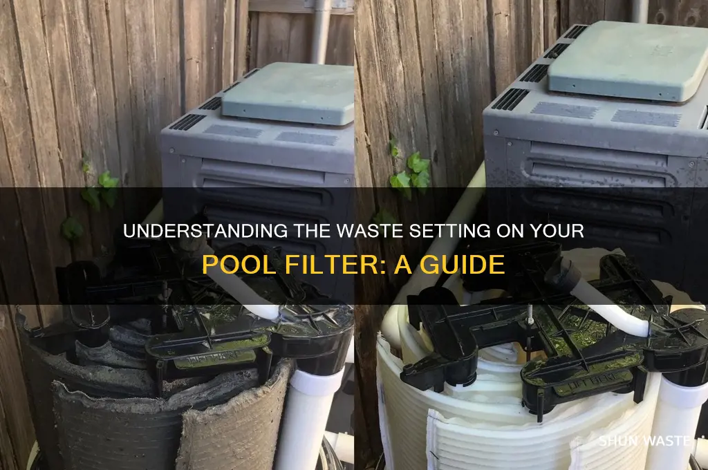 what is the waste setting on a pool filter