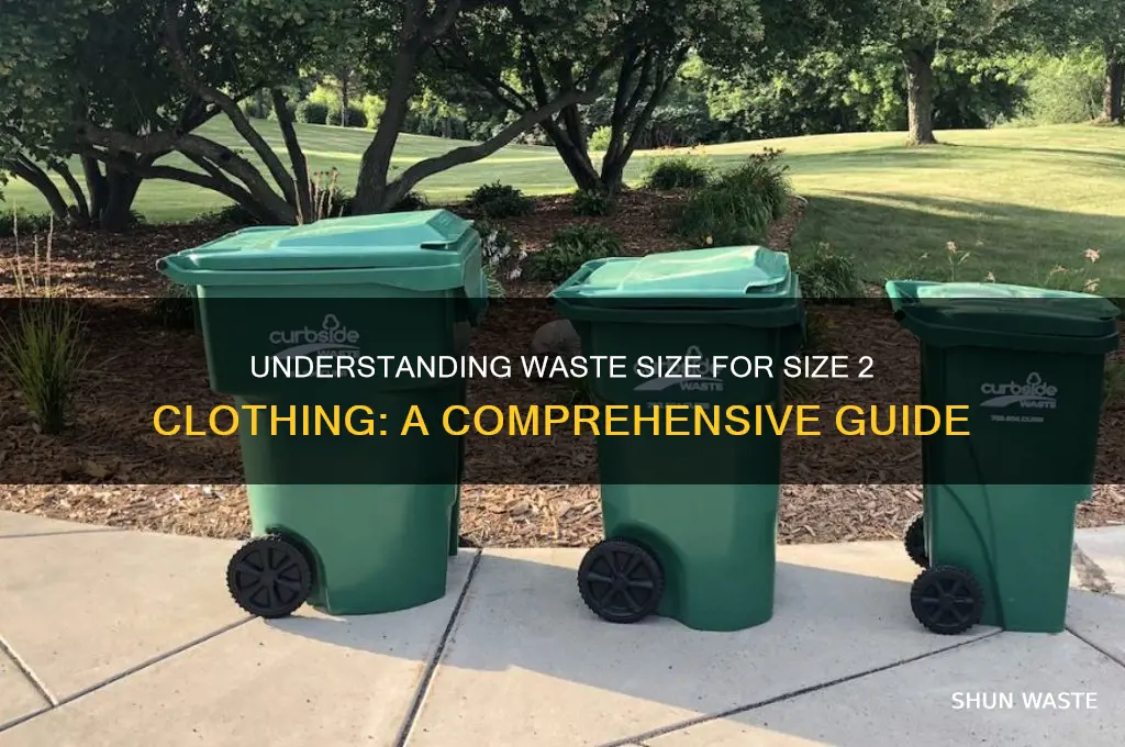 what is the waste size for a size 2