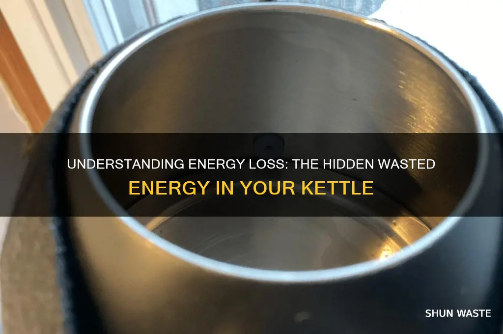 what is the wasted energy in a kettle