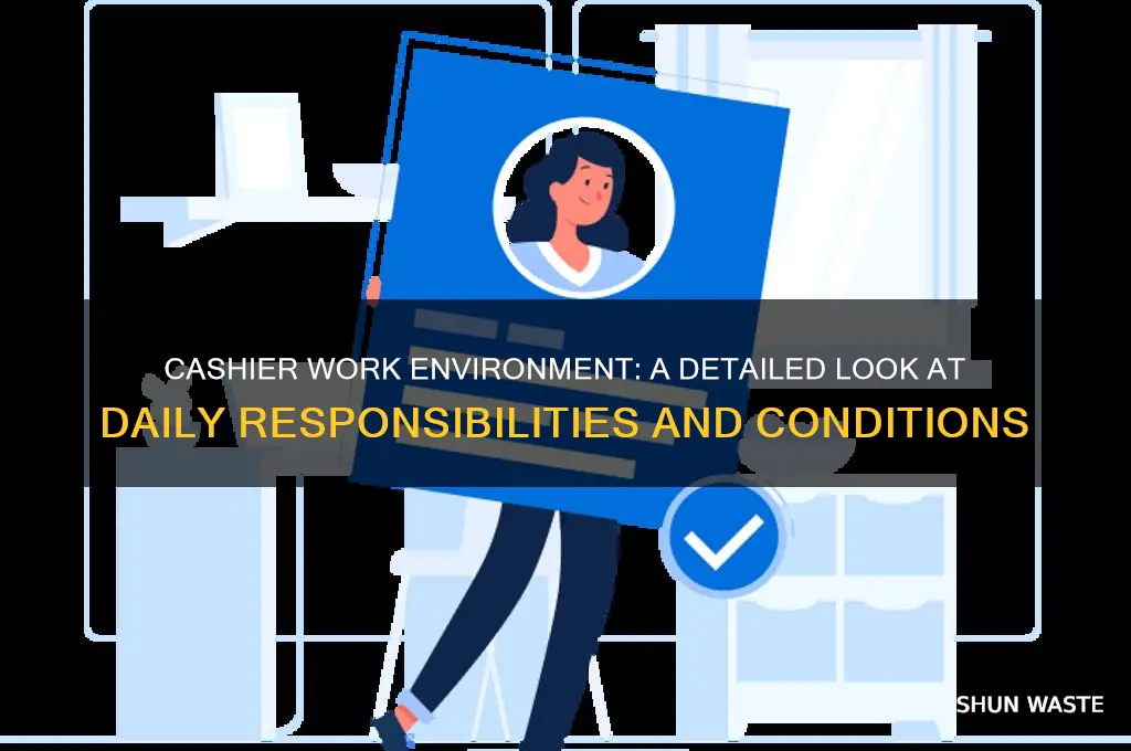what is the work environment for a cashier