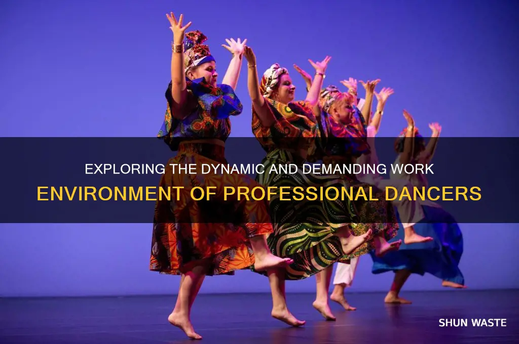 what is the work environment for a dancer