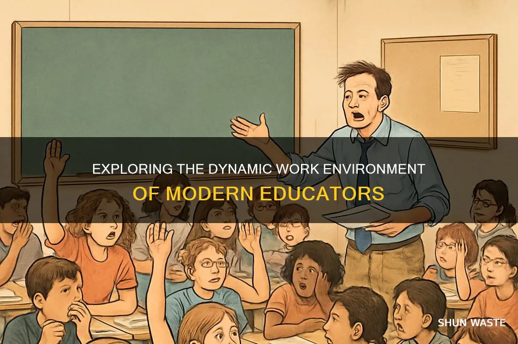what is the work environment for a educator