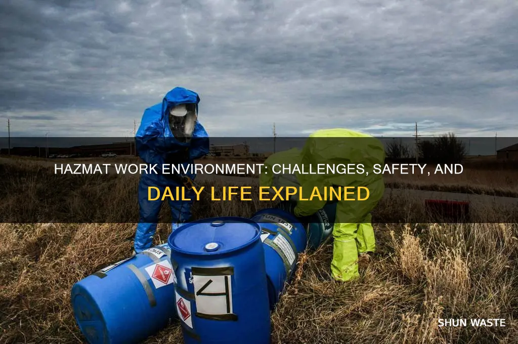 what is the work environment of a hazmat professional like